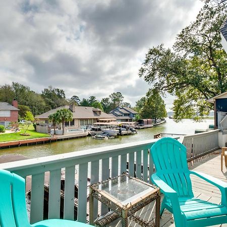 Dock And Outdoor Entertainment Home On Lake Conroe Montgomery Esterno foto